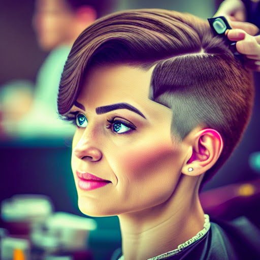 Home 6 woman hair styling